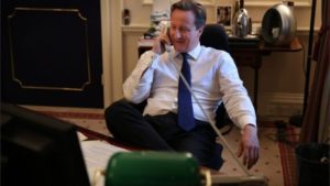 David Cameron spoke to Barack Obama after announcing he would be stepping aside